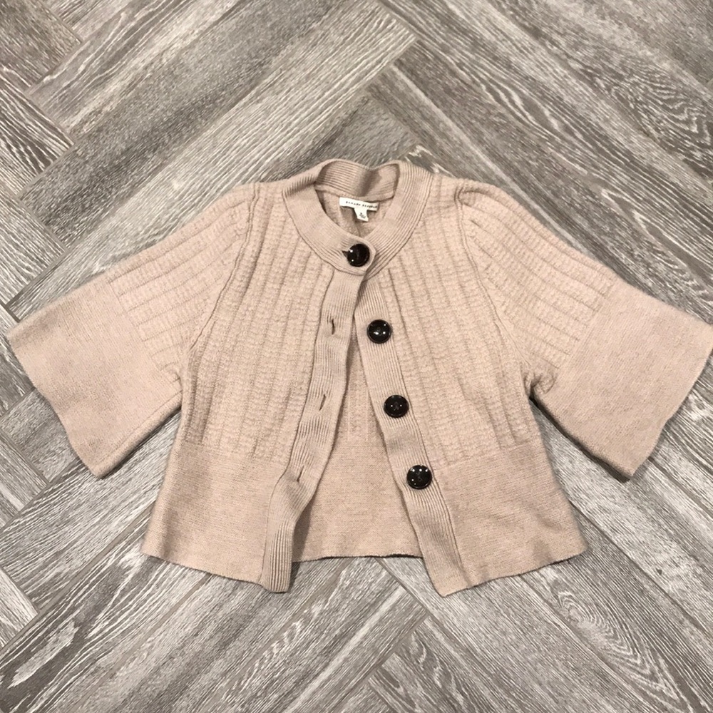 Banana Republic Bell Sleeve Wool Cover Up Sweater